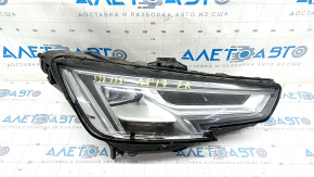 Фара передняя правая в сборе Audi A4 B9 17-19 Full LED, песок, паутинка