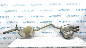 Toba de toba spate rezonator cu butoi Audi A4 B8 13-16 rest 2.0T cu duze