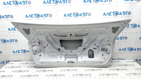 Крышка багажника Audi A4 B8 13-16 рест седан без спойлера, белый LS9R, тычка