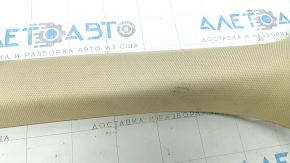 Decorație stâlp stânga sus față Audi A4 B8 13-16 rest sedan, bej, curățabil uscat