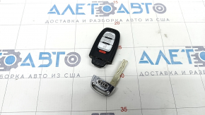 Ключ Audi A4 B8 08-16 smart 4 кнопки, тычки на хроме, царапины