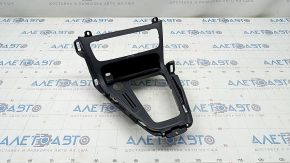 Decorație consola centrală Ford Focus mk3 15-18 rest, SYNC, fără margini, zgârieturi