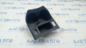 Suport pahare central Nissan Rogue 14-16 negru, pentru scaune incalzite, zgarietura