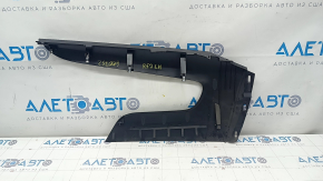 Накладка центральной консоли боковая левая Nissan Pathfinder 13-16 черная, царапины
