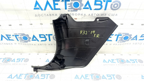 Decorație stâlp din dreapta jos față BMW 4 F32/33/36 14-20 negru