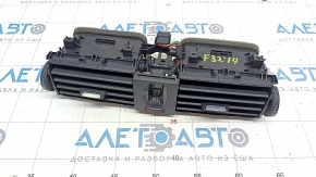 Deflectorul de aer al conductei centrale BMW 4 F32/33/36 14-16 pentru dual zone, cromat, a fost util.