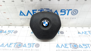 Подушка безопасности airbag в руль водительская BMW 4 F32/36 14-20 Coupe, Gran Coupe, черная