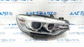 Farul dreapta față asamblat BMW 4 F32/33/36 14-16 xenon, adaptiv, cu fixare inferioară, nisip