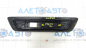 Capacul pragului din spate stânga exterior BMW 4 F36 15-16 Gran Coupe, negru