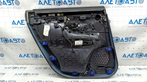 Capacul usii spate dreapta Volvo V90 17-21 SUA T5, T6 piele neagra fara draperie, sub lemn.