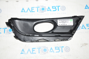 Grila bara fata stanga Honda CRV 17-19 pentru PTF cu ornamente cromate, nou, neoriginal.