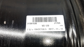 Roată de 19 inch x 7,5J Volvo V90 17-22 SUA negru mat, jantă