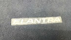 Covorul din fața dreapta a salonului Hyundai Elantra AD 17-20, material textil, negru