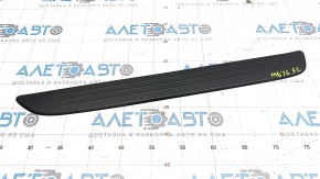 Capacul pragului exterior frontal stânga Mazda 6 13-21 negru, zgârieturi