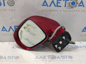 Зеркало боковое левое Lexus RX350 RX450h 10-15 14 пинов, автозатемненение, поворотник, подсветка, красный 3R1