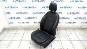 Scaunul șoferului Alfa Romeo Stelvio 18 cu airbag, electric, memorie, piele neagră.