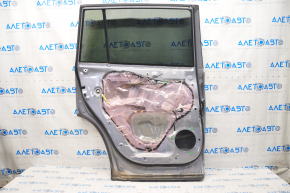 Дверь в сборе задняя левая Toyota Highlander 08-13 серебро 9AG, вмятины, коррозия