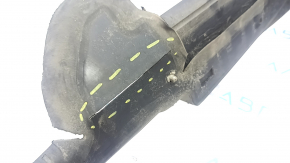 Deflectorul radiatorului de răcire pentru Jeep Renegade 15-18, motor 2.4, cu ramă și crăpături.