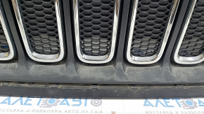 Grila radiator Jeep Renegade 15-18 dorest asamblat, plastic albit, nisip pe crom