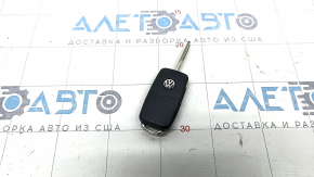 Ключ VW Tiguan 12-16 4 кнопки, раскладной, тычка, потерт