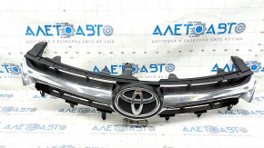 Решетка радиатора grill Toyota Camry v55 15-17 usa LE с эмблемой, песок