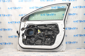Дверь в сборе передняя правая Hyundai Sonata 11-14 hybrid белый WHC, keyless, тычки, царапина