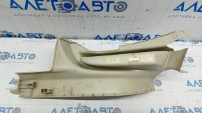 Decorație prag spate dreapta VW Tiguan 09-17 bej, zgârieturi, abraziuni, curățabil uscat