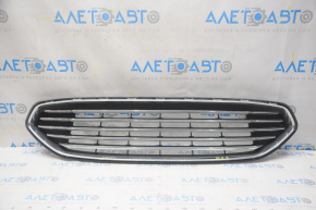 Решетка радиатора grill в сборе с обрамлением Ford Fusion mk5 13-16 песок, тычки