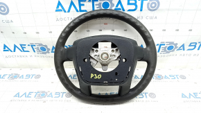 Руль голый Toyota Prius 30 10-15 резина, черный