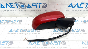 Зеркало боковое правое в сборе Toyota Prius 30 10-15 5 пинов, красное