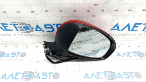 Зеркало боковое правое в сборе Toyota Prius 30 10-15 5 пинов, красное