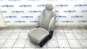 Водительское сидение Honda Insight 19-22 без airbag, механическое, тряпка, серое, под химчистку