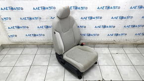 Пассажирское сидение Honda Insight 19-22 без airbag, механическое, тряпка, серое, под химчистку