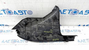 Накладка порога задняя левая Honda Insight 19-22 черная, потерта