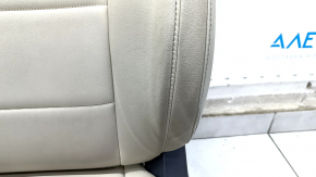 Scaun sofer Infiniti QX50 19- cu airbag, electric, incalzit, piele bej, uzat, zgarieturi pe spate, pentru curatare