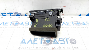 Deflector de conducte de aer panou frontal stânga Infiniti QX50 19 - negru cu crom, fixare ruptă