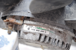 Ventilator stânga VW Jetta 11-18 USA mare, șurub rupt, șuruburi de fixare ruginite