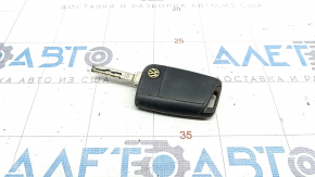 Ключ VW Jetta 19- 4 кнопки, раскладной царапины, сколы