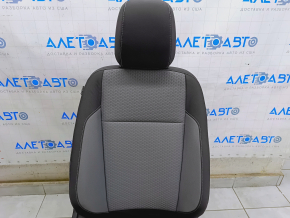 Scaun pasager Ford Escape MK3 17- fara airbag, mecanic, carpa, negru-gri, cadru ruginit, curatat uscat