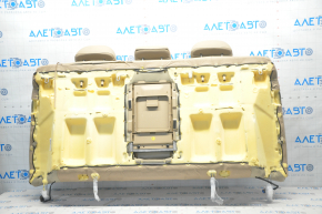 Задний ряд сидений 2 ряд Hyundai Sonata 11-14 кожа беж, прижат