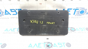 Placa de inmatriculare fata Mercedes GLS-class X166 13-16 zgarieturi