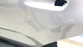 Дверь голая задняя левая Mercedes GLS-class X166 13-19 серебро 792, крашена 0.2-0.3, примята
