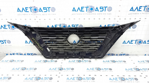 Ansamblu grila radiator Nissan Rogue 21-23 fara camera construita in SUA, suport rupt, zgarieturi