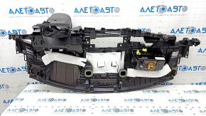 Panoul frontal al tabloului de bord cu AIRBAG Nissan Rogue 21-23 maro construit în SUA, squib ruginit