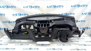 Panoul frontal al planșei de bord cu AIRBAG Jeep Cherokee KL 19-21 negru, închidere ruptă