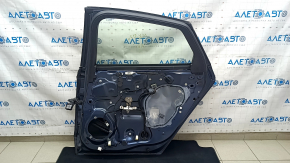 Дверь в сборе задняя правая Ford Fusion mk5 13-17 синий N6, тычки, накладки под полировку