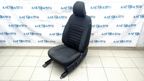 Scaun șofer Ford Fusion mk5 17-20 fără airbag, electric, cârpă neagră, pentru curățare