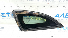 Geam din sticlă oarbă spate dreapta Mazda CX-30 20- cu muluri cromate