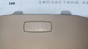Накладка центральной стойки верхняя ремень левая VW Passat b8 16-19 USA серая, царапины
