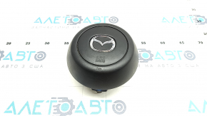 Подушка безопасности airbag в руль водительская Mazda CX-30 20-21 черная, тип 1, ржавый пиропатрон